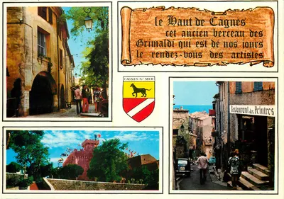 O Alto de Cagnes — antigo berço dos Grimaldi, encontro dos artistas — Edição Y.P.A.