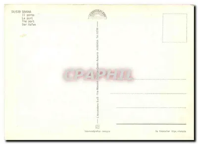 Savona — Port — L'Arcobaleno S.a.S. - Via Mazzini, Bologna — Rewers