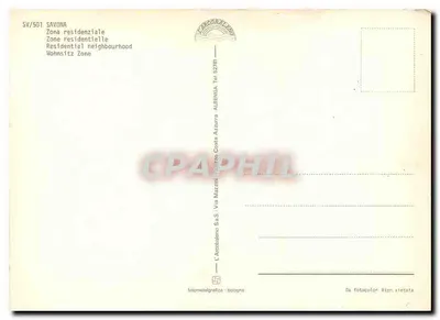 Savona — Zona Residencial — L'Acrobileno S.A.S. Via Mazzini, Bologna — Verso