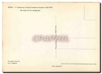 L'annegato risorto — scène religieuse — Pia Casa di Tor de' Specchi, Roma — Rewers