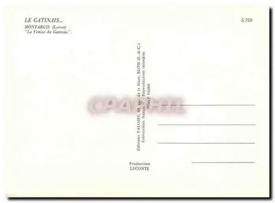 Montargis (Loiret) — Wenecka Gatynia — Wydawnictwo Valoire — Rewers