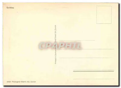 Goldau — vista panorâmica — Photoglob-Wehrli AG, Zurique, n° 6109 — Verso