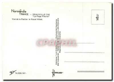 A Cegonha — Hotel Royal — Deauville (14) — Verso