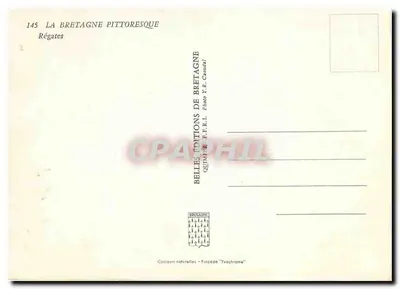 Regaty — Bretagne — Wydawnictwo F.E.R.L. Quimperlé — Rewers