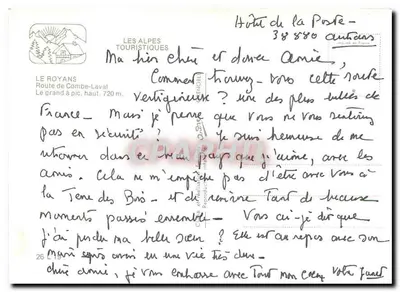 Le Royans — Trasa do Combe-Laval, 720 m — Les Alpes Touristiques — Rewers