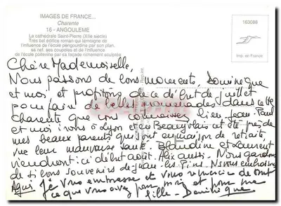 Katedra św. Piotra w Angoulême — XII wiek — Images de France — Rewers