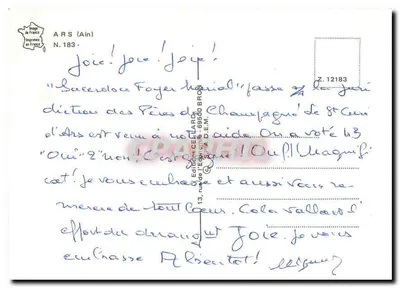 Ars — O pequeno vilarejo do Santo Curador — Igreja, Basílica, Casa do Santo, Rosas — Verso