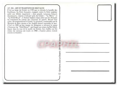 O Sol Real e a batalha dos Cardeais contra o Inglês — Edições Jos Le Doaré, AT.506 — Verso
