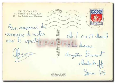 Het Bassin van Arcachon — De Punt van de Paarden — Edities Gaby — Achterkant