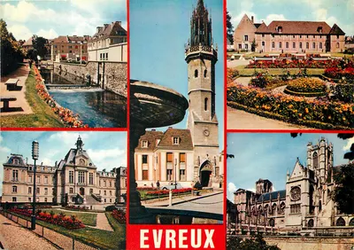 Evreux — Vista panorâmica — Edições Diplôme
