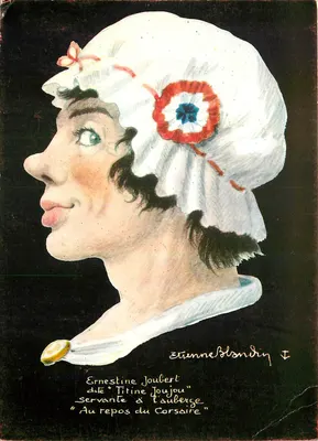 Ernestine Joubert — dita 'Titine Joujou' — Servente na pensão 'Au repos du Corsaire' — Étienne Blandin, n°71