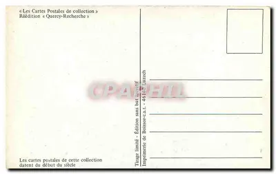 Piosenki z Quercy — Wydanie ograniczone — Drukarnia Boissor-c.t. - 46140 Luzzech — Rewers