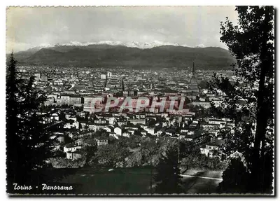 Zorino - Panorama — vista aérea com montanhas nevadas — Ediz. S.A.C.A.T. Torino, n°703