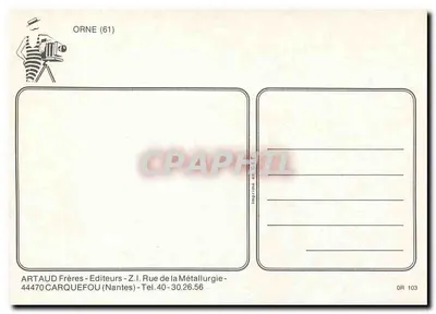 Orne (61) — Carte postale panoramique — ARTAUD Frères — Verso