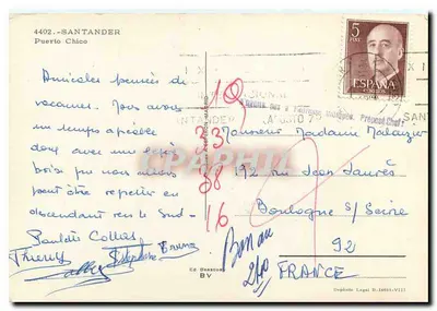 Porto Chico — Santander — Edição Beacons BV — Verso