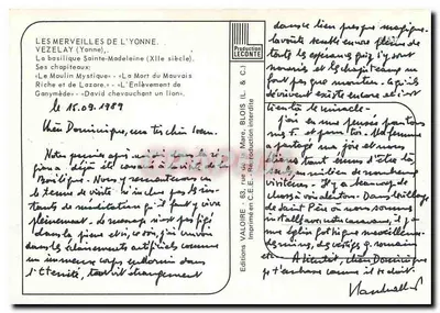 Bazylika w Vézelay — jej kapiteli — Valoire — Rewers