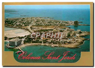 Colònia Sant Jordi — vue aérea