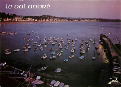 Le Val André — Porto ao pôr do sol — Edições de Arte 'Jack' n°577