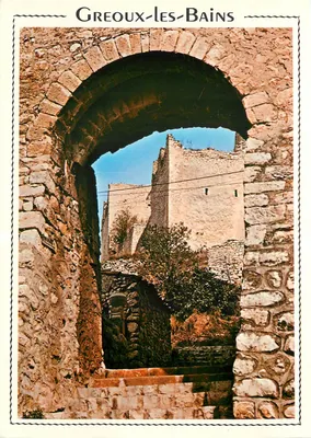 Greouxs-les-Bains — Ruínas do castelo — Edição S.E.P.T. n°235/159
