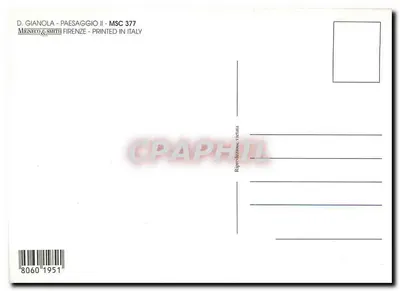 Capri — vista das Falésias e Rochas de Capri — Magnéno & Smith, MSC 377 — Verso