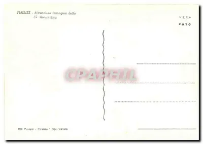 Florencio - Imagem milagrosa da Anunciação - Pratesi — Verso
