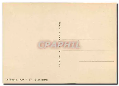 Véronèse. Judith i Holopherne — Wydawnictwo A. Cleavas, Paryż — Rewers