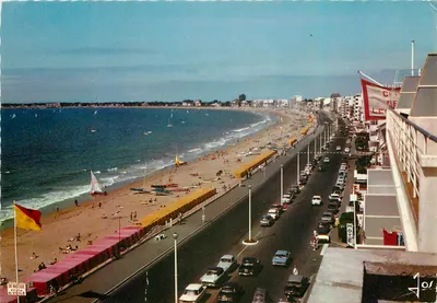 La Baule — praia e dique — Edições d'Art Jos, n° MX 9098