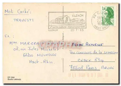 Flores de pereira — edição Studio Leboucq — n° 1044 — Verso
