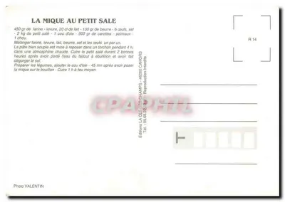 A Mique ao pequeno salé — receita — Edição LA CLE DES CHAMPS, R 14 — Verso