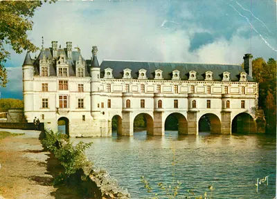 Castelo de Chenonceau — Fachada Oeste — Éditions d'Art YVON