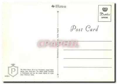 A Casa Branca — Washington, D.C. — DEXTER PRESS, INC. — Verso