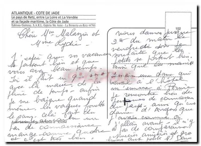 O país de Retz — Costa de Jade — Edições Guittény, La Bernerie-en-Retz — Verso