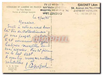 Widok wioski i wozu baszkirskiego — Wydawnictwo Yvon — n° 3326 — Rewers