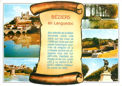 BÉZIERS na Languedoc — Editora: Edições da Rive — Número de série: B.20