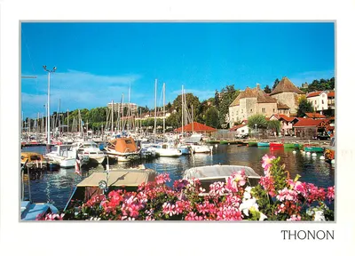 Thonon-les-Bains — Vista geral do porto — Foto François Bertillier