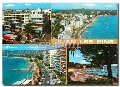 Juan-les-Pins — vista panorâmica e hotéis