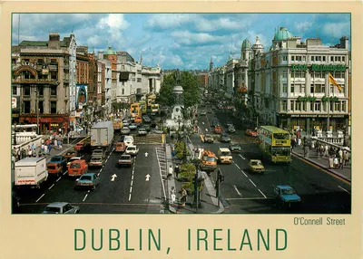 Rua O'Connell — Dublin, Irlanda — John Hinde Limited, n°2/7
