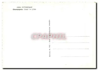Champagnole — Jura — L'Ain — Éditions M. Poir — Verso