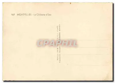Montpellier — Zamek Wody — Rella, nr 967 — Rewers