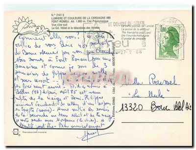 Deportes invernales en Font-Romeu — Ediciones DINO — Reverso