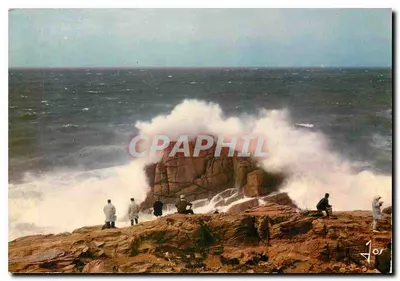 Oceano em tempestade — Quiberon (Morbihan) — Éditions d'Art Jos (23)
