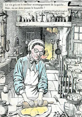 A cozinha LORRAINE — desenho J. Prunier — edição Livraria Lorraine, Nancy