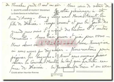 Sainte-Anne-d'Auray — A Scala-Sancta e a Basílica — Edições da Galière — Verso