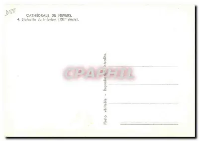 Katedra w Nevers — stafueta z triforium (XIII wiek) — Rewers