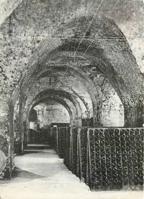 Garrafas sobre estantes — Cave — Moët & Chandon Épernay