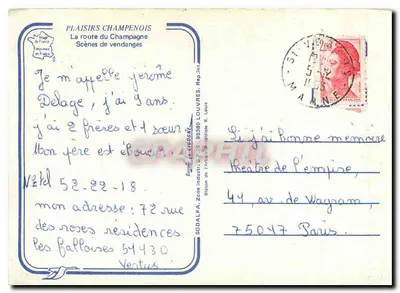 Rotas do Champagne — Prazeres Champenois — Editor: Prazeres Champenois — Verso