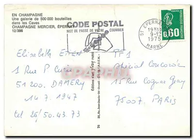Galeryja piwnic — Épernay — Wydawnictwo Jjon — Rewers