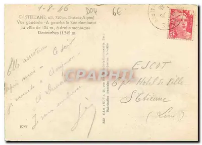 Castellane — Vista general — Editor Guy, n°1099 — Reverso