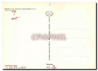 Most nad Verdonem — Digne-les-Bains (Alpes-de-Haute-Provence) — Cimrome — Rewers
