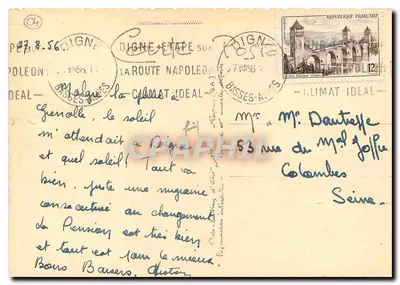 Digne, bonita etapa en la Route Napoléon — Roby, n° 1052 — Reverso